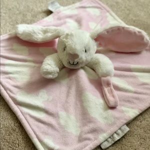 Blankets&Beyond Bunny Rabbit Clouds Baby Security